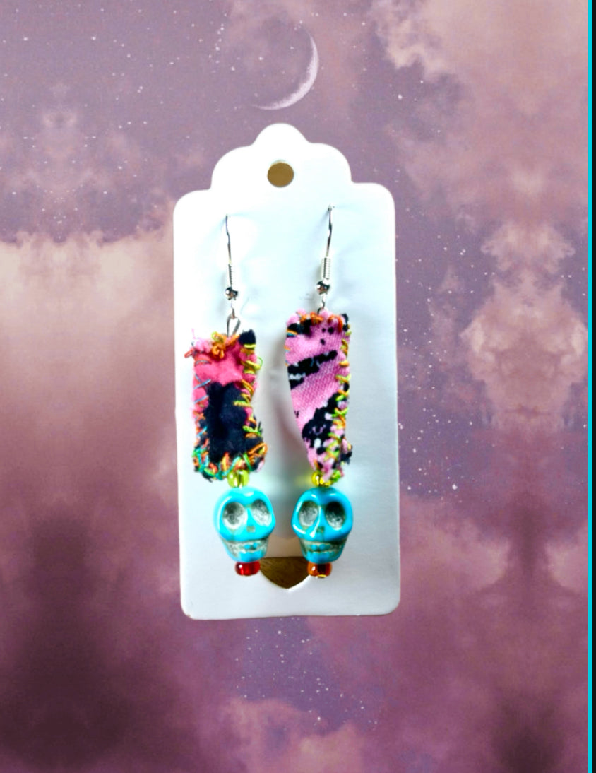 Hendrix and Haven- Decorative Death Earrings